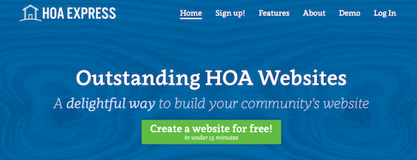 HOA Express website