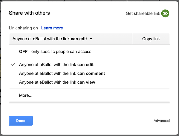 Google Docs: Sharing and Collaborating